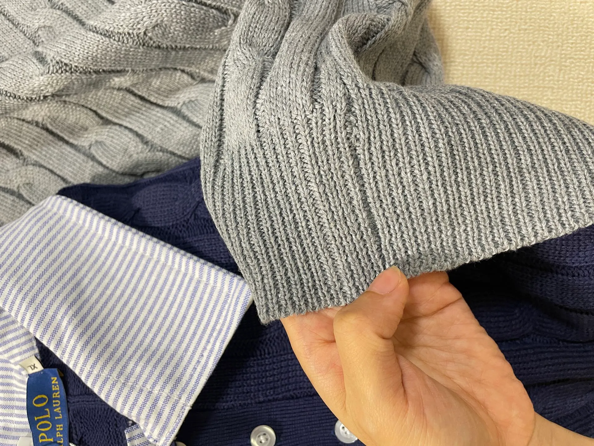 125 Ralph Lauren ：Navy Blue Light Gray Size：M-3XL Size：M-3XL M 70-80 155-160 L 80-100 160-170 XL 100-135 170-175 XXL 135-160 175-180 XXXL 160-185 180-190